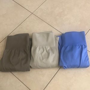 Lazuli label leggings Bundle Deep Taupe and Bone Grey size S